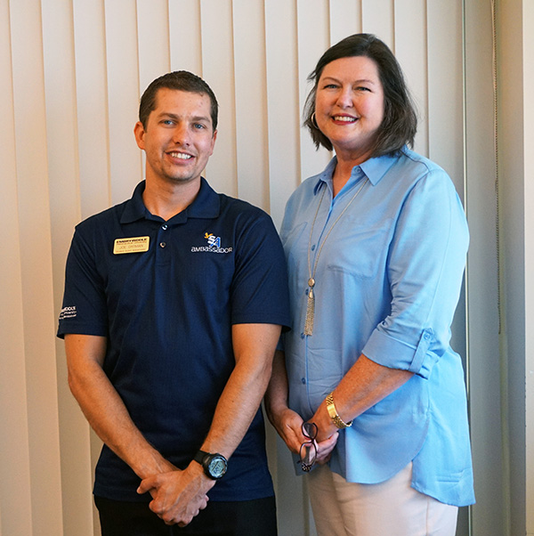 Teresa DeLafosse and Joe Ortman